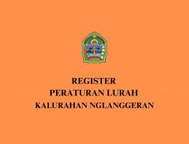REGISTER PERATURAN LURAH